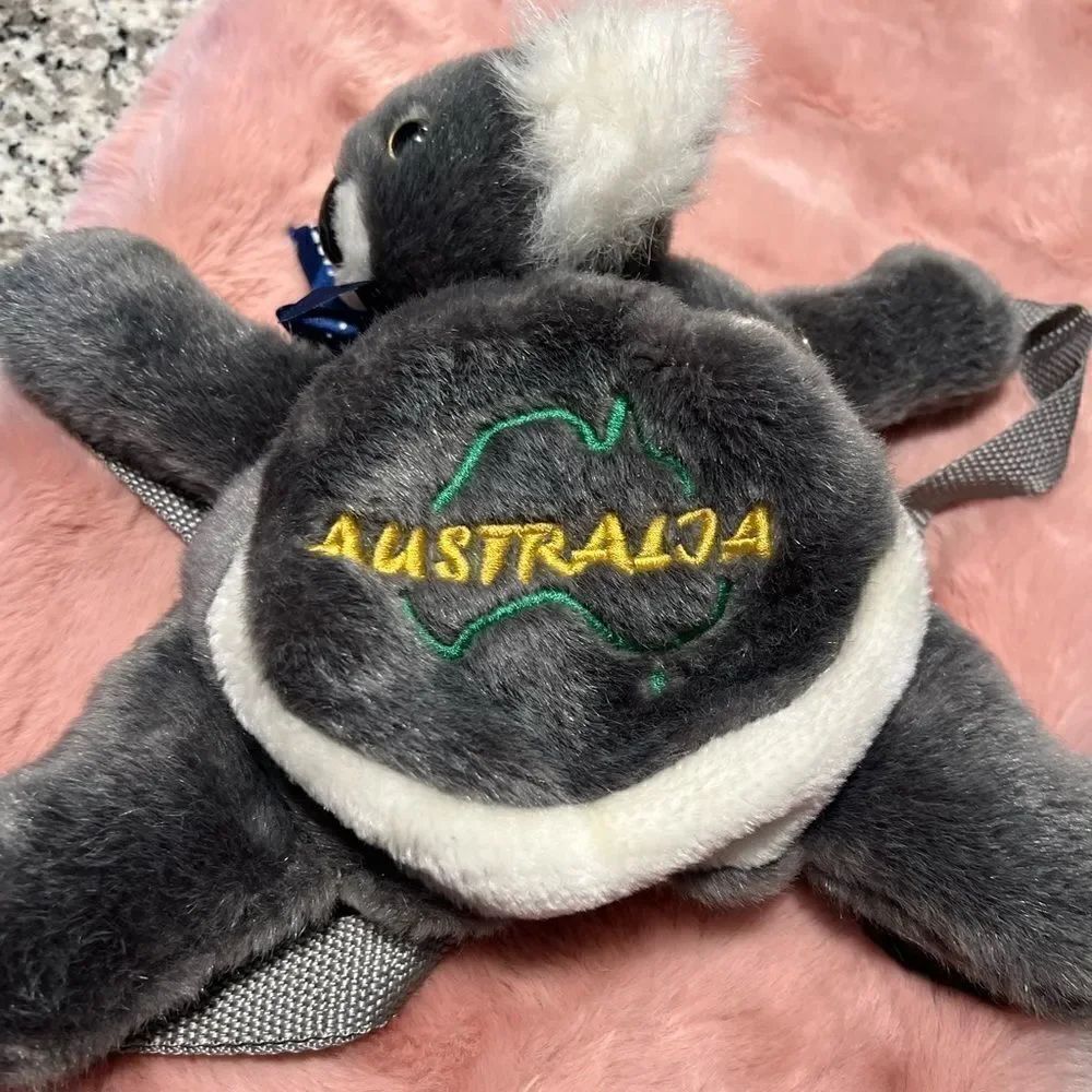 Vintage Australian Koala Bear Backpack for kids.